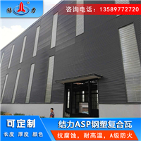 塑钢复合板 安徽滁州PVC金属隔热瓦 钢结构屋顶瓦防火
