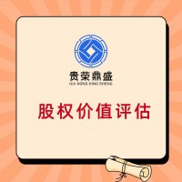 天津市股权价值评估机构公司股权价值评估